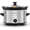 imageElite Gourmet MST275XP Electric Oval Slow Cooker 2Qt Capacity PurpleStainless Steel