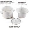 imageElite Gourmet MST275XP Electric Oval Slow Cooker 2Qt Capacity PurpleWhite