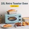 imageElite Gourmet by Maximatic Americana Collection ETO147M Diner 50s Retro Countertop Toaster oven Bake Toast Fits 8 Pizza Temperature Control ampamp Adjustable 60Minute Timer 1000W 2 Slice Mint2 Slice  10L
