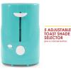 imageElite by Americana ECT542R Retro PopUp Hot Dog and Bun Toaster Cooker Machine with Tongs Heat Veggie Links Kosher Beef Turkey Sausages Bratwurst 2 Slice RedRed