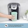 imageHyperChiller HC2M Patented Iced CoffeeBeverage Cooler NEW IMPROVEDSTRONGER AND MORE DURABLE Ready in One Minute Reusable for Iced Tea Wine Spirits Alcohol Juice 125 Oz Mint BlueMint