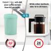 imageHyperChiller HC2M Patented Iced CoffeeBeverage Cooler NEW IMPROVEDSTRONGER AND MORE DURABLE Ready in One Minute Reusable for Iced Tea Wine Spirits Alcohol Juice 125 Oz Mint BlueMint