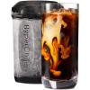 imageHyperChiller HC2M Patented Iced CoffeeBeverage Cooler NEW IMPROVEDSTRONGER AND MORE DURABLE Ready in One Minute Reusable for Iced Tea Wine Spirits Alcohol Juice 125 Oz Mint BlueBlack