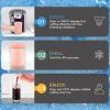 imageHyperChiller HC2M Patented Iced CoffeeBeverage Cooler NEW IMPROVEDSTRONGER AND MORE DURABLE Ready in One Minute Reusable for Iced Tea Wine Spirits Alcohol Juice 125 Oz Mint BlueRose Gold