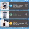 imageHyperChiller HC2M Patented Iced CoffeeBeverage Cooler NEW IMPROVEDSTRONGER AND MORE DURABLE Ready in One Minute Reusable for Iced Tea Wine Spirits Alcohol Juice 125 Oz Mint BlueSlate Blue