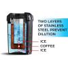 imageHyperChiller HC2M Patented Iced CoffeeBeverage Cooler NEW IMPROVEDSTRONGER AND MORE DURABLE Ready in One Minute Reusable for Iced Tea Wine Spirits Alcohol Juice 125 Oz Mint BlueBlack
