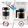 imageHyperChiller HC2M Patented Iced CoffeeBeverage Cooler NEW IMPROVEDSTRONGER AND MORE DURABLE Ready in One Minute Reusable for Iced Tea Wine Spirits Alcohol Juice 125 Oz Mint BlueStainless Steel