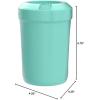 imageHyperChiller HC3 Patented Iced CoffeeBeverage Cooler NEW IMPROVEDSTRONGER AND MORE DURABLE Ready in One Minute Reusable for Iced Tea Wine Spirits Alcohol Juice 125 Oz BlackAqua Sky