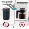 imageHyperChiller HC3 Patented Iced CoffeeBeverage Cooler NEW IMPROVEDSTRONGER AND MORE DURABLE Ready in One Minute Reusable for Iced Tea Wine Spirits Alcohol Juice 125 Oz BlackBlack