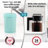 imageHyperChiller HC3 Patented Iced CoffeeBeverage Cooler NEW IMPROVEDSTRONGER AND MORE DURABLE Ready in One Minute Reusable for Iced Tea Wine Spirits Alcohol Juice 125 Oz BlackAqua Sky