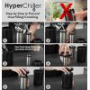 imageHyperChiller HC3 Patented Iced CoffeeBeverage Cooler NEW IMPROVEDSTRONGER AND MORE DURABLE Ready in One Minute Reusable for Iced Tea Wine Spirits Alcohol Juice 125 Oz BlackBlack
