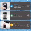 imageHyperChiller HC3 Patented Iced CoffeeBeverage Cooler NEW IMPROVEDSTRONGER AND MORE DURABLE Ready in One Minute Reusable for Iced Tea Wine Spirits Alcohol Juice 125 Oz BlackBlack