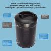 imageHyperChiller HC3 Patented Iced CoffeeBeverage Cooler NEW IMPROVEDSTRONGER AND MORE DURABLE Ready in One Minute Reusable for Iced Tea Wine Spirits Alcohol Juice 125 Oz BlackBlack