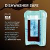 imageNEW HyperChiller SLIM HBC100SS Dual Wall Vacuum Insulated Slim Can Cooler Beer Soda Energy Drinks Seltzer Wine Cooler Fits All Standard 12 OZ Slim Cans Cup Holder Friendly Stainless SteelMint