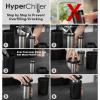 imageNEW HyperChiller SLIM HBC100SS Dual Wall Vacuum Insulated Slim Can Cooler Beer Soda Energy Drinks Seltzer Wine Cooler Fits All Standard 12 OZ Slim Cans Cup Holder Friendly Stainless SteelMint