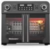 imageElite Gourmet EAF1010D Programmable 10L Air Fryer Convection Countertop Oven 8 Menu Settings Temperature  Timer Controls Bake Toast Broil Air Fry 1500W with Recipes Steel Exterior245 Qt