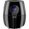 imageElite Gourmet EAF5317D Digital 53Qt Hot Air Fryer 7 Menu Functions 1350W OilLess Healthy Cooker Timer ampamp Temperature Controls PFOAPTFE Free Black53 Quart