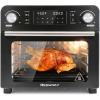 imageElite Gourmet EAF9310 Digital Programmable Fryer Oven OilLess Convection Oven Extra Large 245 Quart Capacity fits 12quot pizza Grill Bake Roast Air Fry 1700Watts Black245 Qt