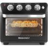 imageElite Gourmet EAF9310 Digital Programmable Fryer Oven OilLess Convection Oven Extra Large 245 Quart Capacity fits 12quot pizza Grill Bake Roast Air Fry 1700Watts Black265 Qt