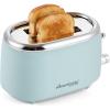 imageElite Gourmet ECT3100 Long Slot 4 Slice Toaster Reheat 6 Toast Settings Defrost Cancel Functions Builtin Warming Rack Extra Wide Slots for Bagels Waffles Stainless Steel ampamp BlackMint