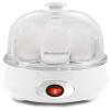 imageElite Gourmet EGC322CW Easy Egg Cooker Electric 7Egg Capacity Soft Medium HardBoiled Egg Cooker with Auto ShutOff Measuring Cup Included BPA Free Classic WhiteClassic White