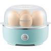 imageElite Gourmet EGC322CW Easy Egg Cooker Electric 7Egg Capacity Soft Medium HardBoiled Egg Cooker with Auto ShutOff Measuring Cup Included BPA Free Classic WhiteRetro Mint