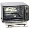 imageElite Gourmet ETO4510B French Door 475Qt 18Slice Convection Oven 4Control Knobs Bake Broil Toast Rotisserie Keep Warm Includes 2 x 14quot Pizza Racks Stainless SteelStainless Steel