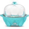 imageElite Gourmet Easy Electric 7 Egg Capacity Cooker Poacher Omelet Maker Scrambled Soft Medium Hard Boiled with Auto ShutOff and Buzzer BPA FreeTeal