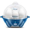 imageElite Gourmet Easy Electric 7 Egg Capacity Soft Medium HardBoiled Cooker Poacher Scrambled Omelet Maker with Auto ShutOff and Buzzer BPA FreeClassic Blue