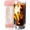 imageHyperChiller HC2M Patented Iced CoffeeBeverage Cooler NEW IMPROVEDSTRONGER AND MORE DURABLE Ready in One Minute Reusable for Iced Tea Wine Spirits Alcohol Juice 125 Oz Mint BlueRose Gold