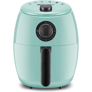 imageElite Gourmet EAF0201 Personal Compact Space Saving Electric Hot Air Fryer OilLess Healthy Cooker Timer ampamp Temperature Controls 1000W 21 Quart BlackMint