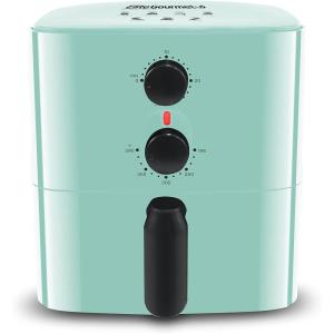 imageElite Gourmet EAF3218R Personal 11 Quart Compact Space Saving Electric Hot Air Fryer OilLess Healthy Cooker Timer ampamp Temperature Controls RedMint