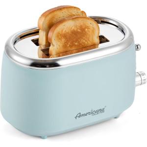 imageElite Gourmet ECT3100 Long Slot 4 Slice Toaster Reheat 6 Toast Settings Defrost Cancel Functions Builtin Warming Rack Extra Wide Slots for Bagels Waffles Stainless Steel ampamp BlackMint