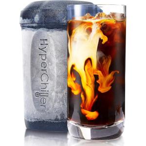 imageHyperChiller HC2M Patented Iced CoffeeBeverage Cooler NEW IMPROVEDSTRONGER AND MORE DURABLE Ready in One Minute Reusable for Iced Tea Wine Spirits Alcohol Juice 125 Oz Mint BlueSlate Blue