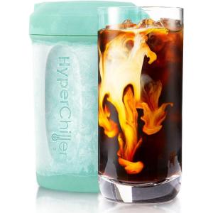 imageNEW HyperChiller SLIM HBC100SS Dual Wall Vacuum Insulated Slim Can Cooler Beer Soda Energy Drinks Seltzer Wine Cooler Fits All Standard 12 OZ Slim Cans Cup Holder Friendly Stainless SteelMint