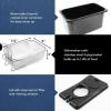 imageElite Gourmet EDF1607 800Watt Mesh Basket 16 Quart  65 Cup Oil Capacity Electric Immersion Deep Fryer with Temperature Knob and Lid with View Window stainless steel2 Quart  82 cup