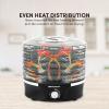 imageElite Gourmet EFD319 Food Dehydrator 5 BPAFree 114quot Trays Adjustable Temperature Controls Jerky Herbs Fruit Veggies Dried Snacks BlackBlack