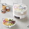 imageElite Gourmet EFD319 Food Dehydrator 5 BPAFree 114quot Trays Adjustable Temperature Controls Jerky Herbs Fruit Veggies Dried Snacks BlackWhite