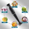 imageElite Gourmet EHM003M MaxiMatic Ultra Power Electric 5Speed Kitchen Hand Mixer with 2 Extra Wide Stainless Steel Smooth Creamy Whipped Mixtures Plus Convenient Beater Storage Mint BlueBlack