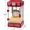 imageElite Gourmet EPM250 MaxiMatic 25 Ounce Classic Carnival Tabletop Kettle Popcorn Popper Machine RetroStyle Movie Hot Buttered Popcorn Red1Gallon