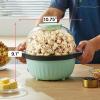 imageElite Gourmet EPM330M Automatic Stirring 12cup Popcorn Maker Popper Hot Oil Popcorn Machine wMeasuring Cap ampamp Builtin Reversible Serving Bowl Great for Home Party Kids Safety ETL Approved MintMint