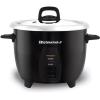 imageElite Gourmet ERC2010B Electric Rice Cooker with Stainless Steel Inner Pot Makes Soups Stews Porridges Grains and Cereals 10 cups cooked 5 Cups uncooked Black10 Cups Cooked