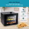 imageElite Gourmet Food Dehydrator Stainless Steel Trays Food Dehydrator Adjustable Temperature Controls Jerky Herbs Fruit Veggies Snacks4 Plastic Trays