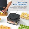 imageElite Gourmet Food Dehydrator Stainless Steel Trays Food Dehydrator Adjustable Temperature Controls Jerky Herbs Fruit Veggies Snacks5 Plastic Trays