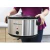 imageElite Gourmet MST900D 85Qt Digital Programmable XL Jumbo Slow Cooker Adjustable Temp Entrees Sauces Stews ampamp Dips Dishwasher Safe Glass Lid ampamp Crock Stainless SteelStainless Steel
