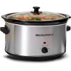 imageElite Gourmet MST900D 85Qt Digital Programmable XL Jumbo Slow Cooker Adjustable Temp Entrees Sauces Stews ampamp Dips Dishwasher Safe Glass Lid ampamp Crock Stainless SteelStainless Steel