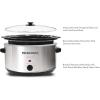 imageElite Gourmet MST900D 85Qt Digital Programmable XL Jumbo Slow Cooker Adjustable Temp Entrees Sauces Stews ampamp Dips Dishwasher Safe Glass Lid ampamp Crock Stainless SteelStainless Steel