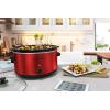 imageElite Gourmet MST900D 85Qt Digital Programmable XL Jumbo Slow Cooker Adjustable Temp Entrees Sauces Stews ampamp Dips Dishwasher Safe Glass Lid ampamp Crock Stainless SteelRed