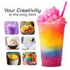 imageElite Gourmet Snow Cone ampamp Shaved Ice Maker ESI2215P Refreshing Slushies Margaritas Boba Drinks Snow Cone ampamp Holder and Ice Mold Use Cubed ampamp Bagged Ice Stainless Steel Shaving Blade PeriwinkleWhite