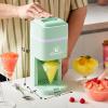 imageElite Gourmet Snow Cone ampamp Shaved Ice Maker ESI2215P Refreshing Slushies Margaritas Boba Drinks Snow Cone ampamp Holder and Ice Mold Use Cubed ampamp Bagged Ice Stainless Steel Shaving Blade PeriwinkleMint